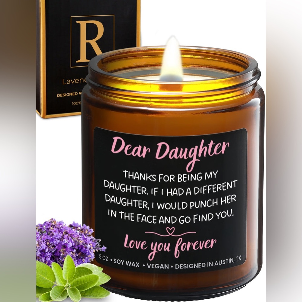 Never Opened Rosa Vila Funny Daughter Lavender & Sage Soy Wax Candle